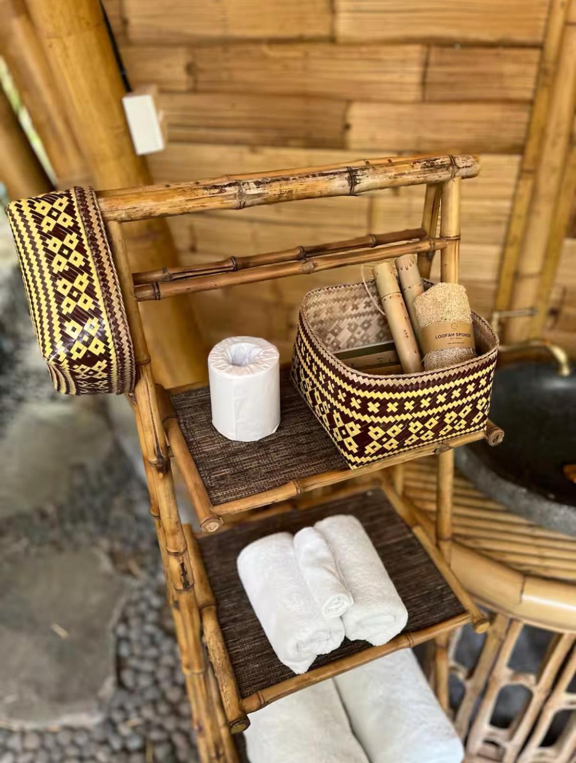 Wahem Eco Bamboo - Magical Bamboo House Ubud Bali Villa Exterior photo