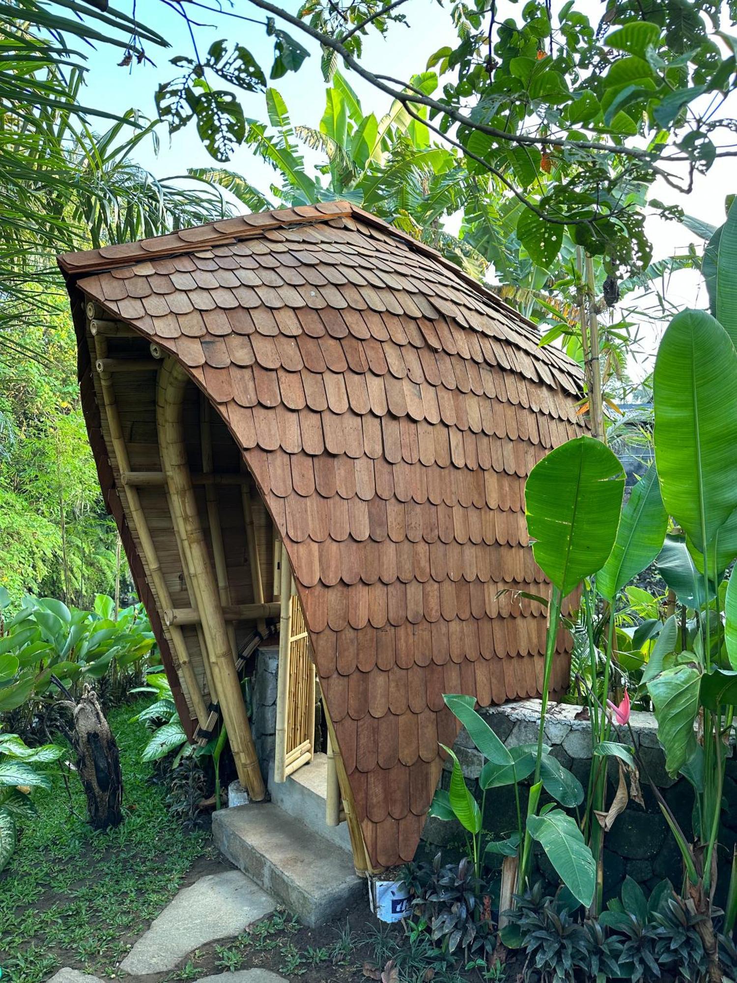 Wahem Eco Bamboo - Magical Bamboo House Ubud Bali Villa Exterior photo