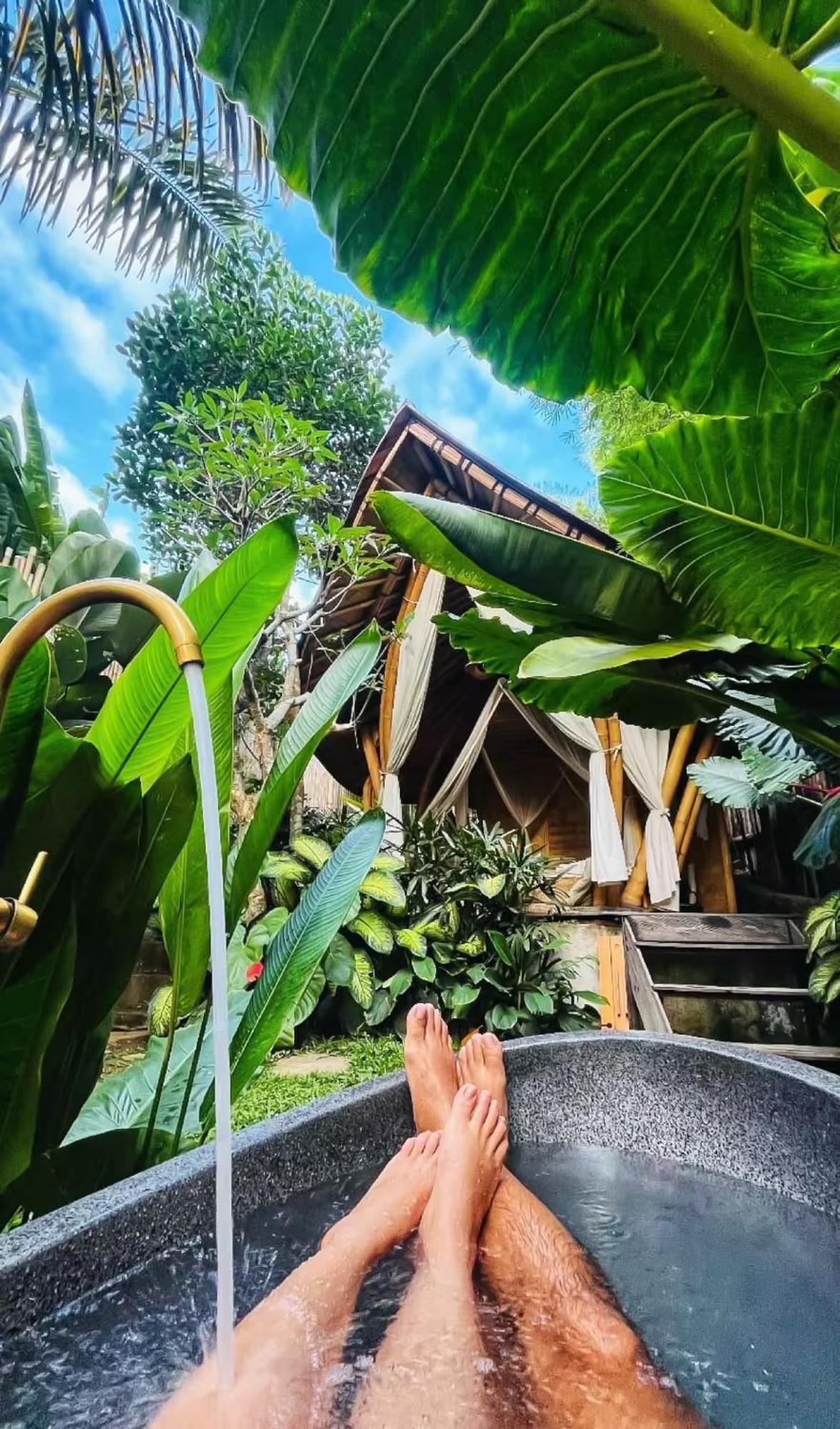 Wahem Eco Bamboo - Magical Bamboo House Ubud Bali Villa Exterior photo